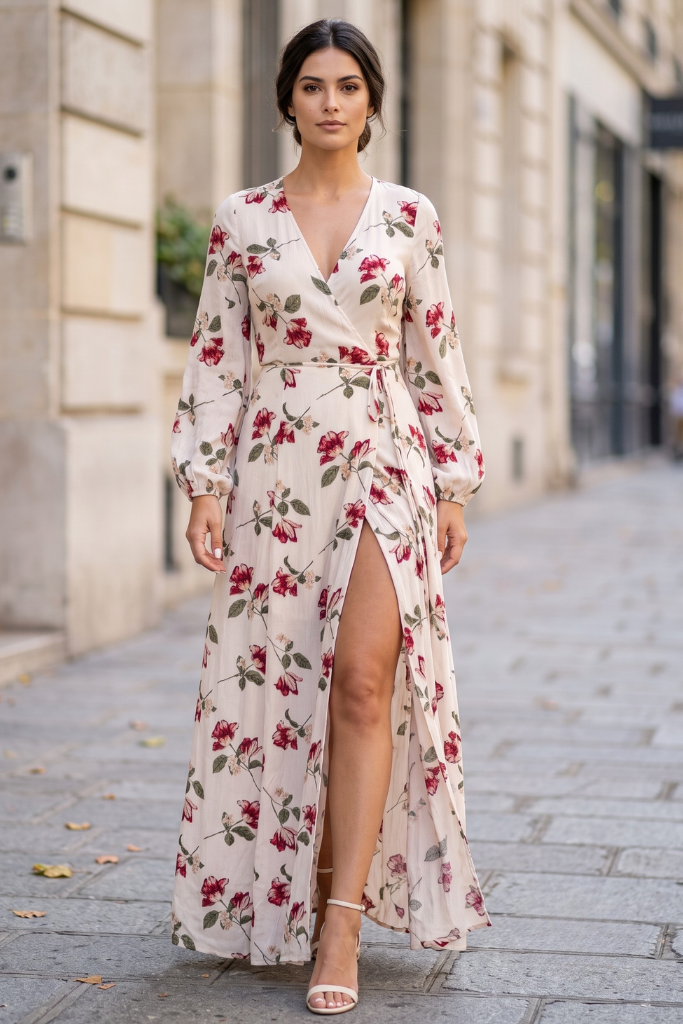 MAXI DRESS in IVORY